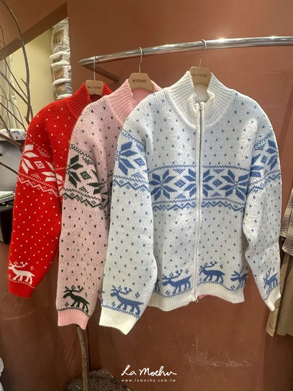 (限量商品)羊毛圖騰立領外套